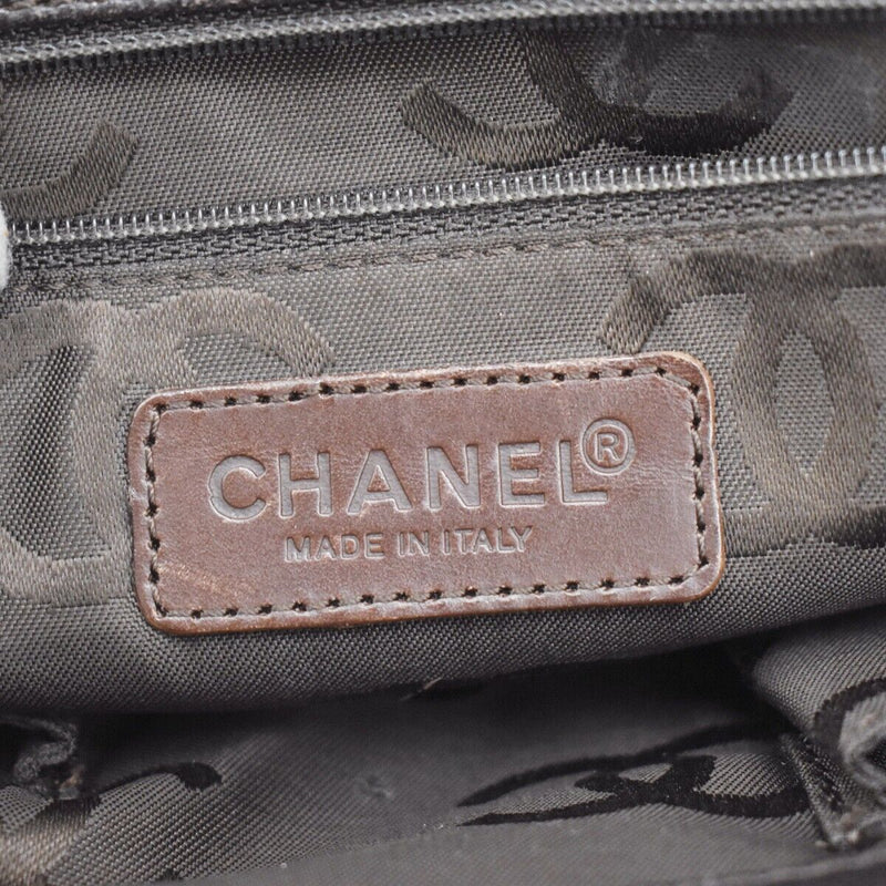 Chanel Cc Black Leather Shoulder Bag (Pre-Owned)