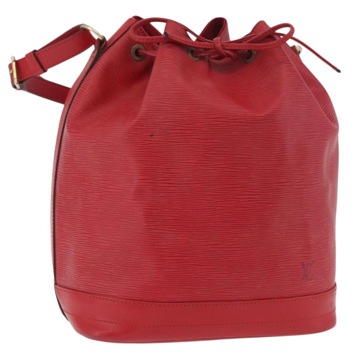 Louis Vuitton Noe Leather Red Leather Shoulder Bag Bag (Pre-Owned)