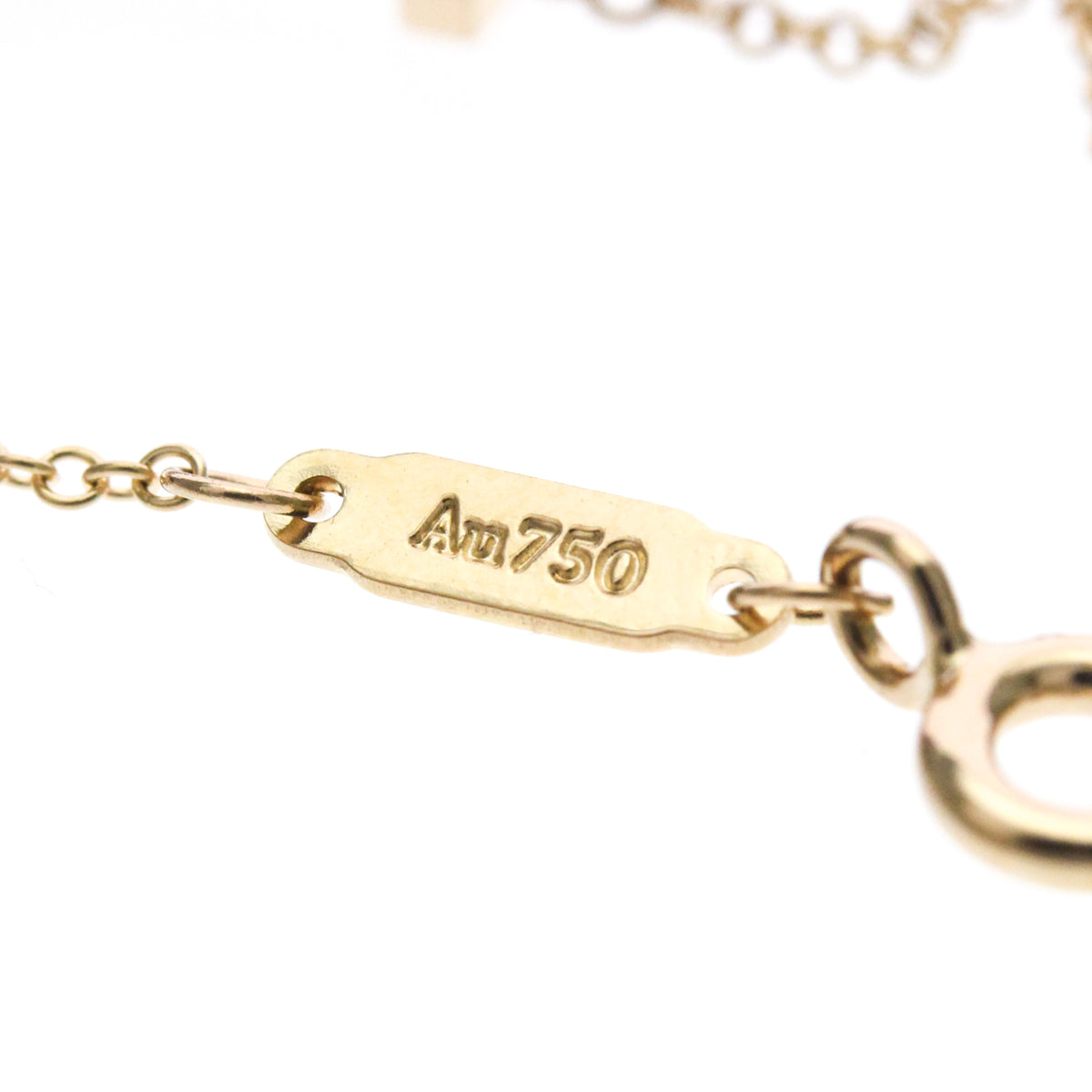Tiffany & Co. T Smile Pendant 18K Rose Gold Gold Pink_Gold Necklace Jewelry (Pre-Owned)