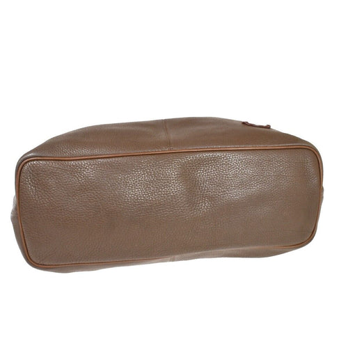 Fendi Selleria Brown Leather Shoulder Bag (Pre-Owned)