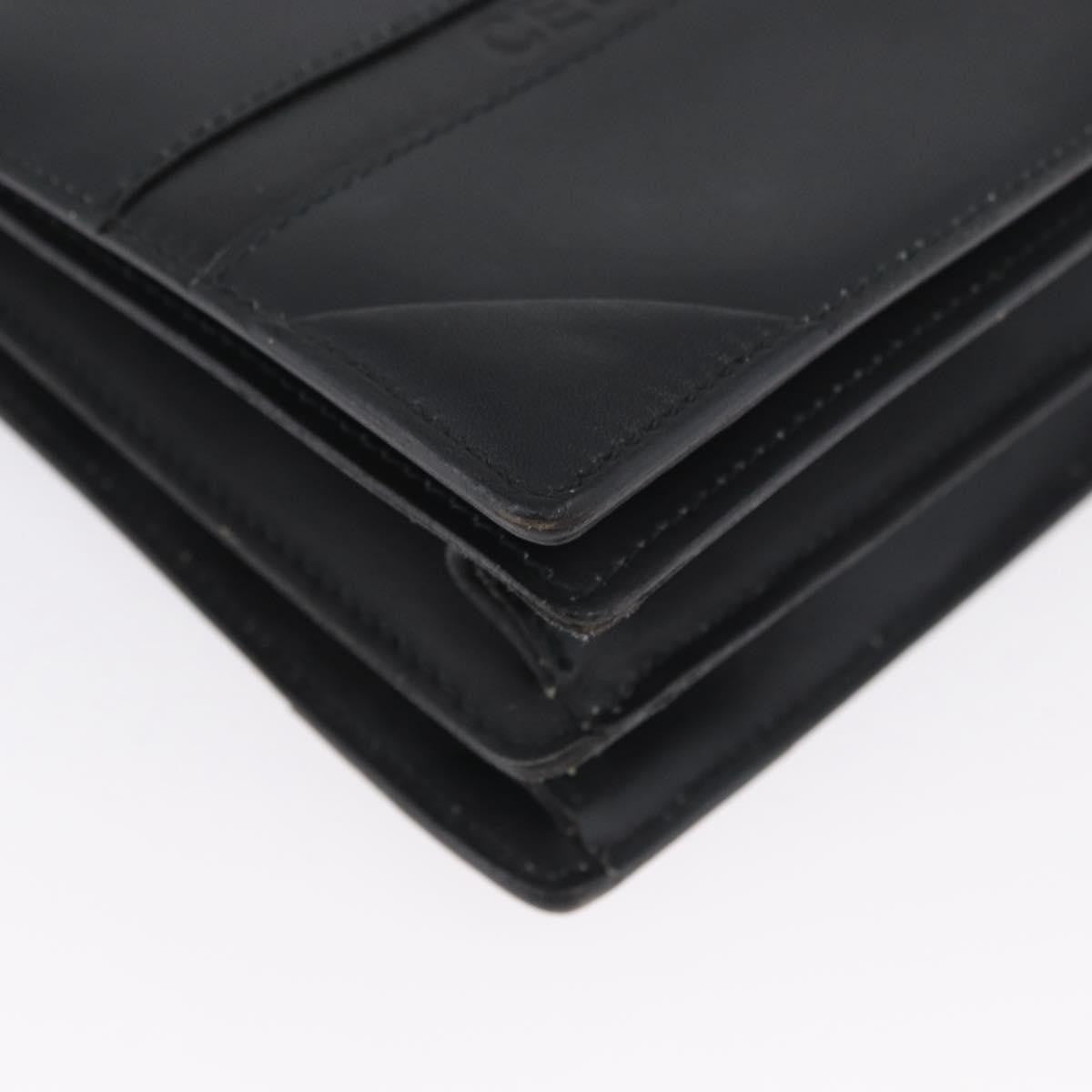 Celine Vintage Leather Black Leather Shoulder Bag Bag (Pre-Owned)