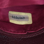 Chanel Matelassé Burgundy Suede Shoulder Bag (Pre-Owned)