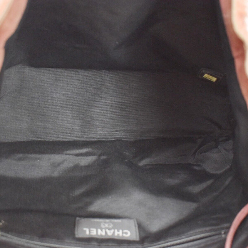 Chanel Coco Cabas Brown Fur Handbag (Pre-Owned)