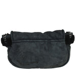 Chanel Black Suede Shoulder Bag (Pre-Owned)