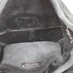 Chanel Black Suede Shoulder Bag (Pre-Owned)