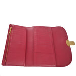 Louis Vuitton Amelia Burgundy Leather Wallet  (Pre-Owned)