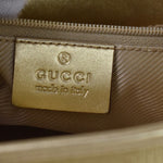 Gucci Gg Canvas Gold Canvas Tote Bag (Pre-Owned)
