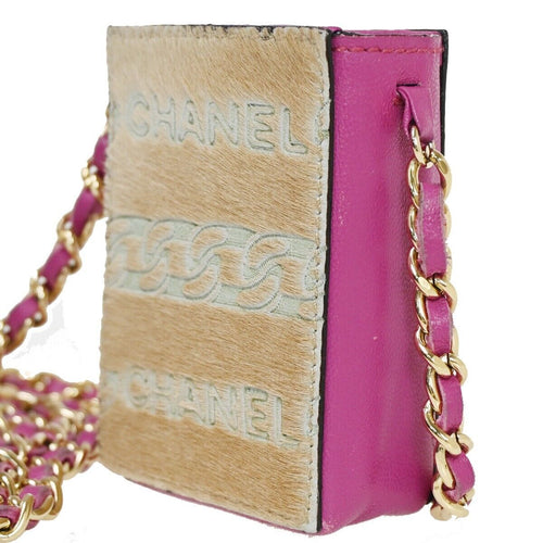Chanel Pink Fur Shoulder Bag (Pre-Owned)