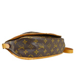 Louis Vuitton Menilmontant Brown Canvas Shoulder Bag (Pre-Owned)