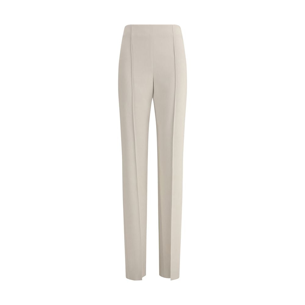 Giorgio Armani Gray Viscose Casual Women's Pants