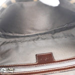 Fendi Baguette Brown Canvas Shoulder Bag (Pre-Owned)