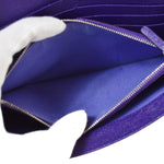 Fendi Monster Purple Leather Wallet  (Pre-Owned)