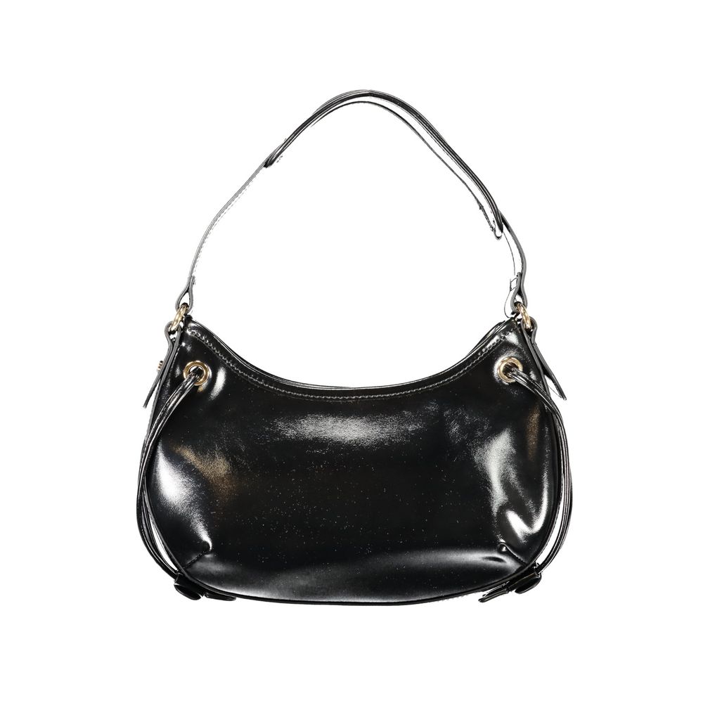 Twinset Black Polyurethane Women Hobo Women's Bag