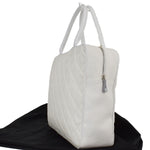 Chanel Matelassé White Leather Handbag (Pre-Owned)