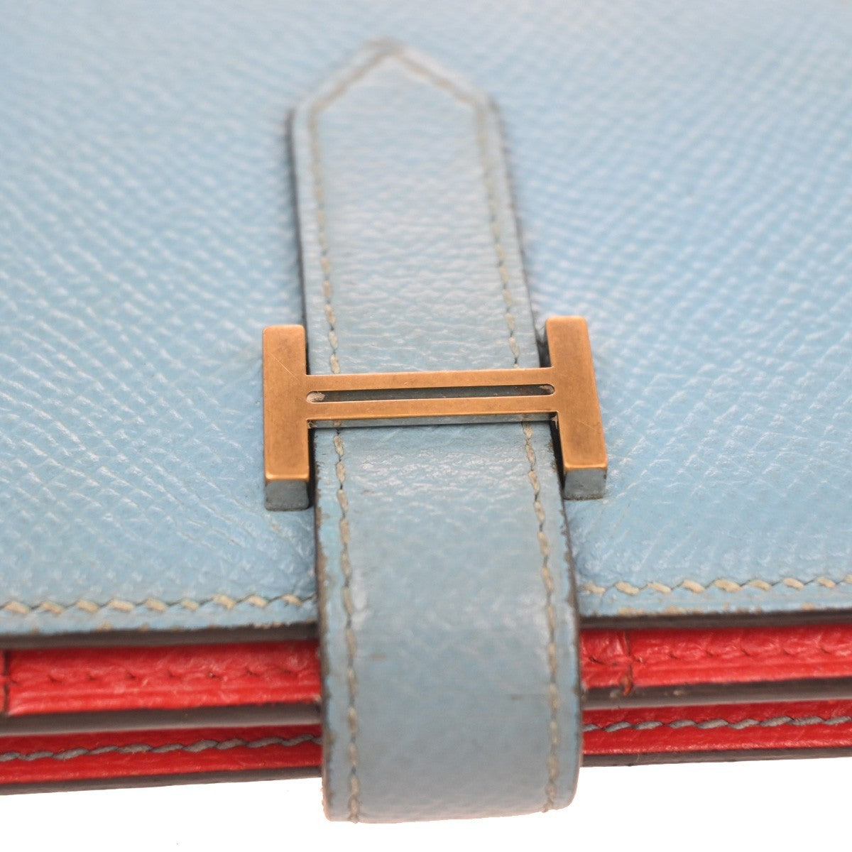 Hermes Bearn Epsom Multicolour Leather Wallets Accessory (Pre-Owned)