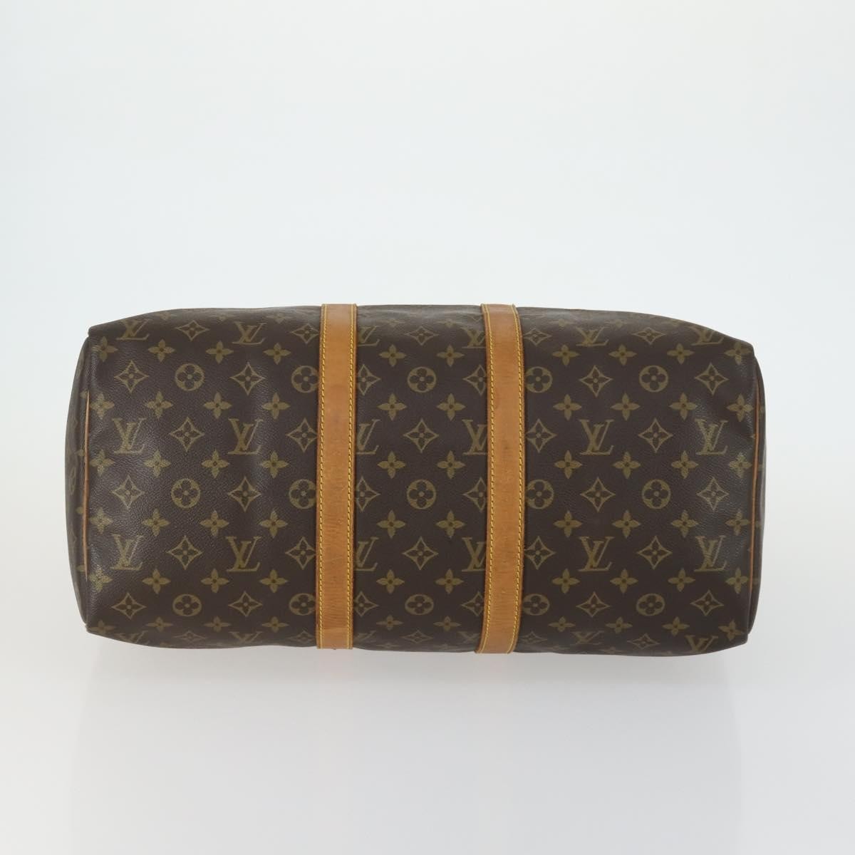 Louis Vuitton Keepall Monogram Canvas Brown Canvas Travel Bag Bag (Pre-Owned)
