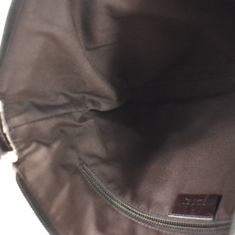 Gucci Gg Canvas Beige Canvas Shoulder Bag (Pre-Owned)