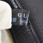 Gucci Soho Black Leather Shoulder Bag (Pre-Owned)