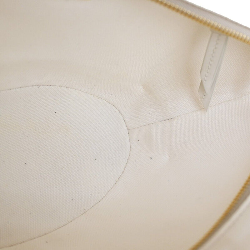 Prada Midollino White Leather Handbag (Pre-Owned)