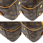 Louis Vuitton Clara Brown Canvas Shoulder Bag (Pre-Owned)