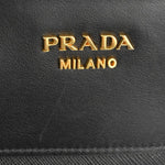 Prada Saffiano Black Leather Handbag (Pre-Owned)