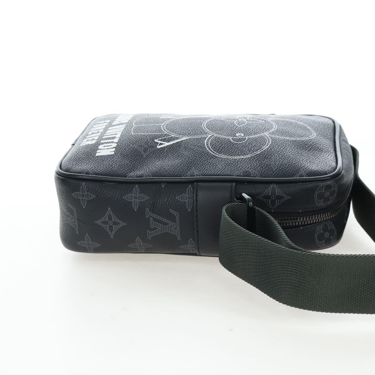 Louis Vuitton Danube Limited Edition Vivienne Monogram Eclipse Black Canvas Shoulder Bag Bag (Pre-Owned)