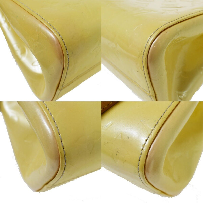 Louis Vuitton Roxbury Yellow Patent Leather Handbag (Pre-Owned)