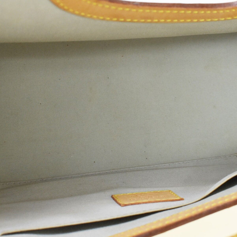 Louis Vuitton Roxbury Yellow Patent Leather Handbag (Pre-Owned)