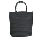 Gucci Bamboo Black Synthetic Tote Bag (Pre-Owned)