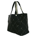 Chanel Fourre-Tout Black Synthetic Tote Bag (Pre-Owned)