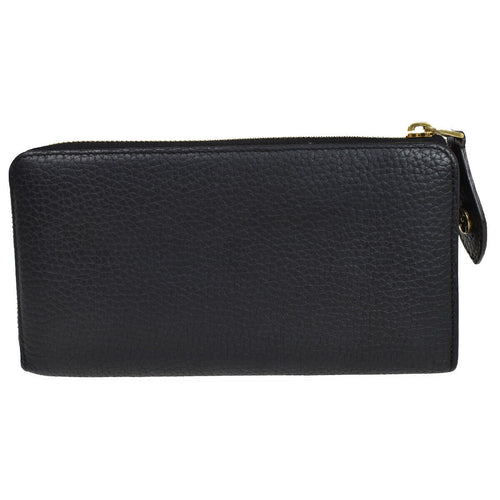 Louis Vuitton Comete Black Leather Wallet  (Pre-Owned)