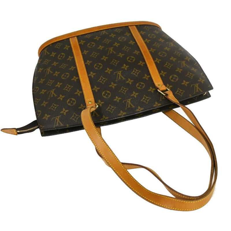 Louis Vuitton Babylone Brown Canvas Shoulder Bag (Pre-Owned)