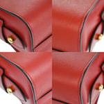 Prada Saffiano Red Leather Handbag (Pre-Owned)