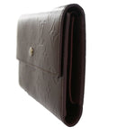 Louis Vuitton Porte Tresor International Burgundy Leather Wallet  (Pre-Owned)