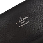 Louis Vuitton Portefeuille Black Canvas Wallet  (Pre-Owned)