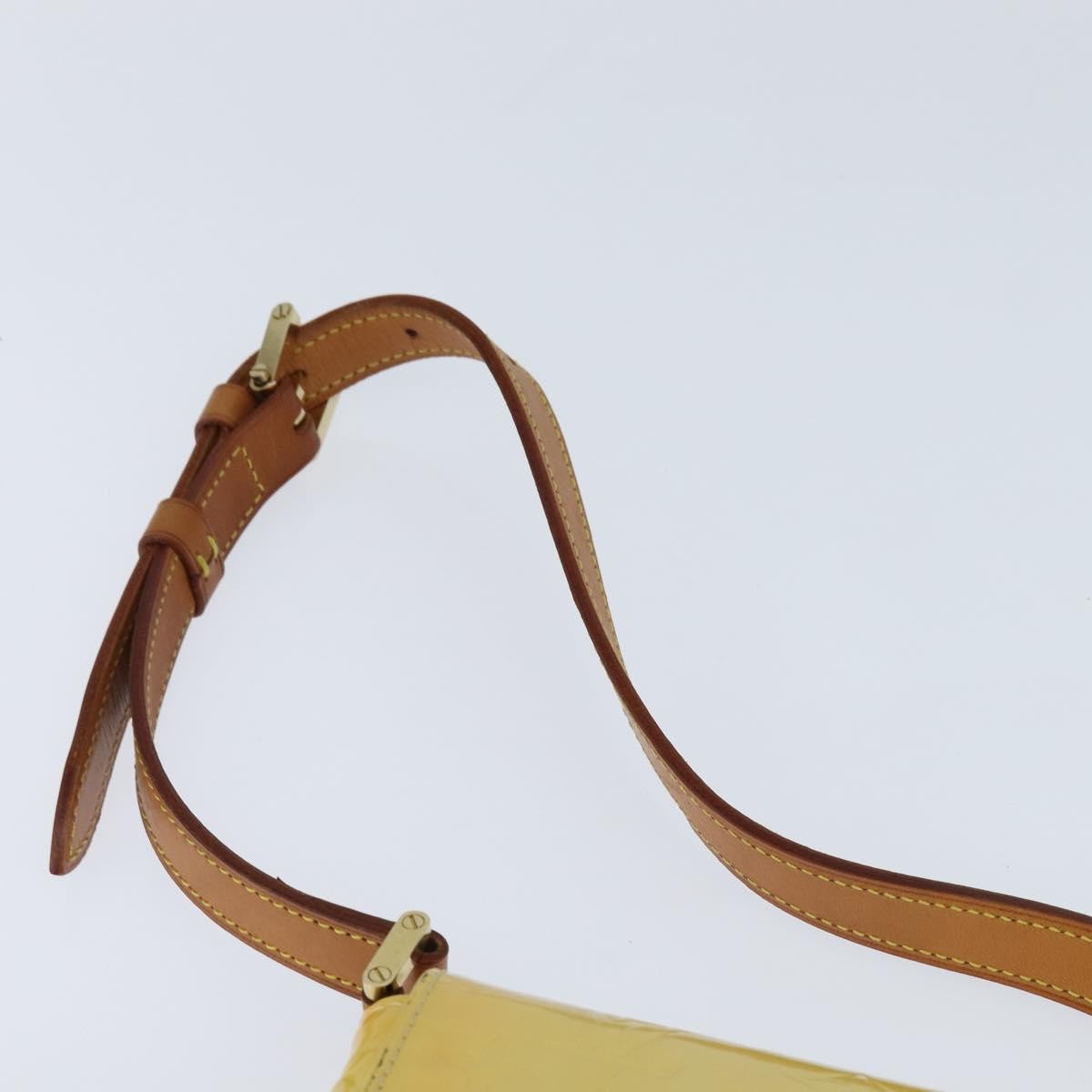 Louis Vuitton Thompson Street Monogram Vernis Yellow Patent_Leather Handbag (Pre-Owned)