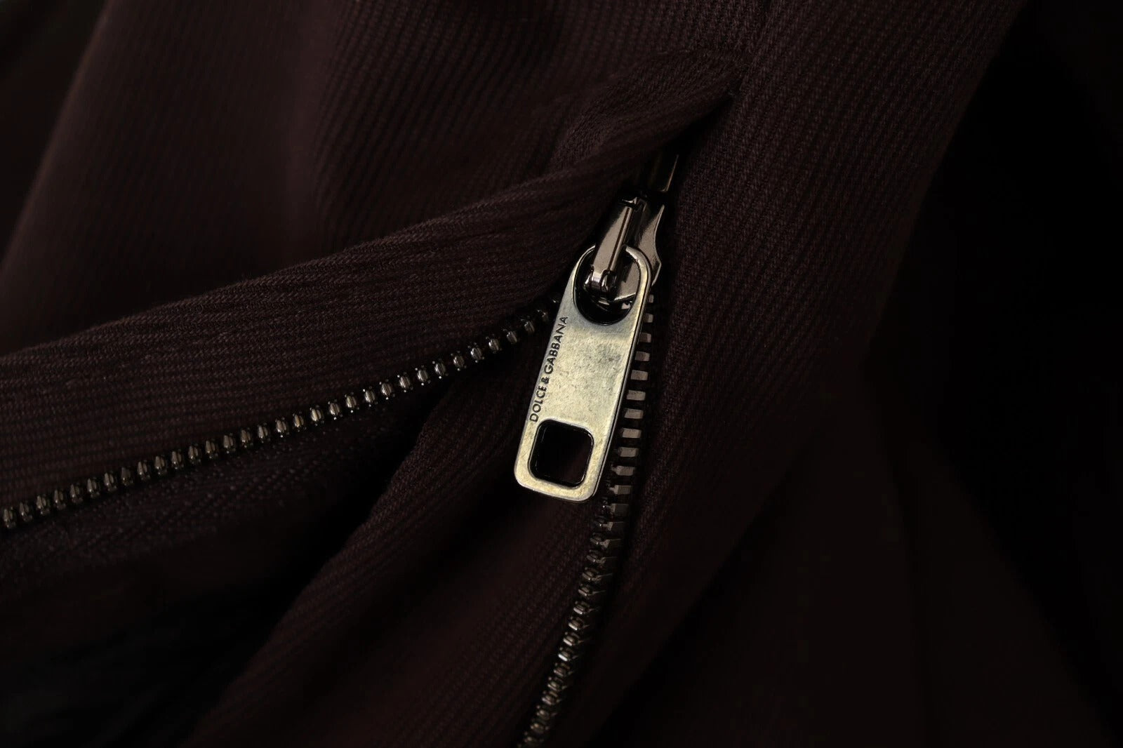 Dolce & Gabbana Bordeaux Cotton Stretch Skinny Men's Trouser (Pre-Owned)