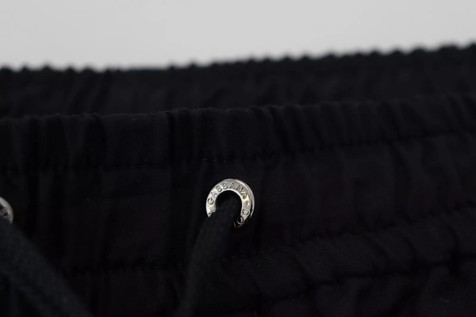 Dolce & Gabbana Black Jogger Wool Jogging Men's Trouser (Pre-Owned)