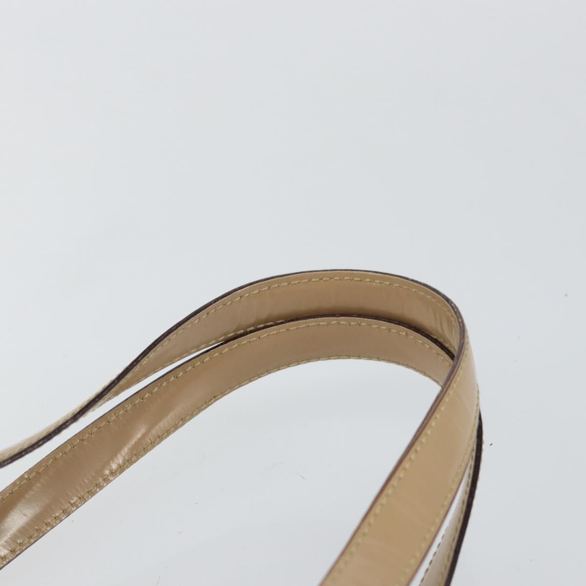 Prada Re-Edition 1995 Patent Leather Beige Patent_Leather Handbag (Pre-Owned)