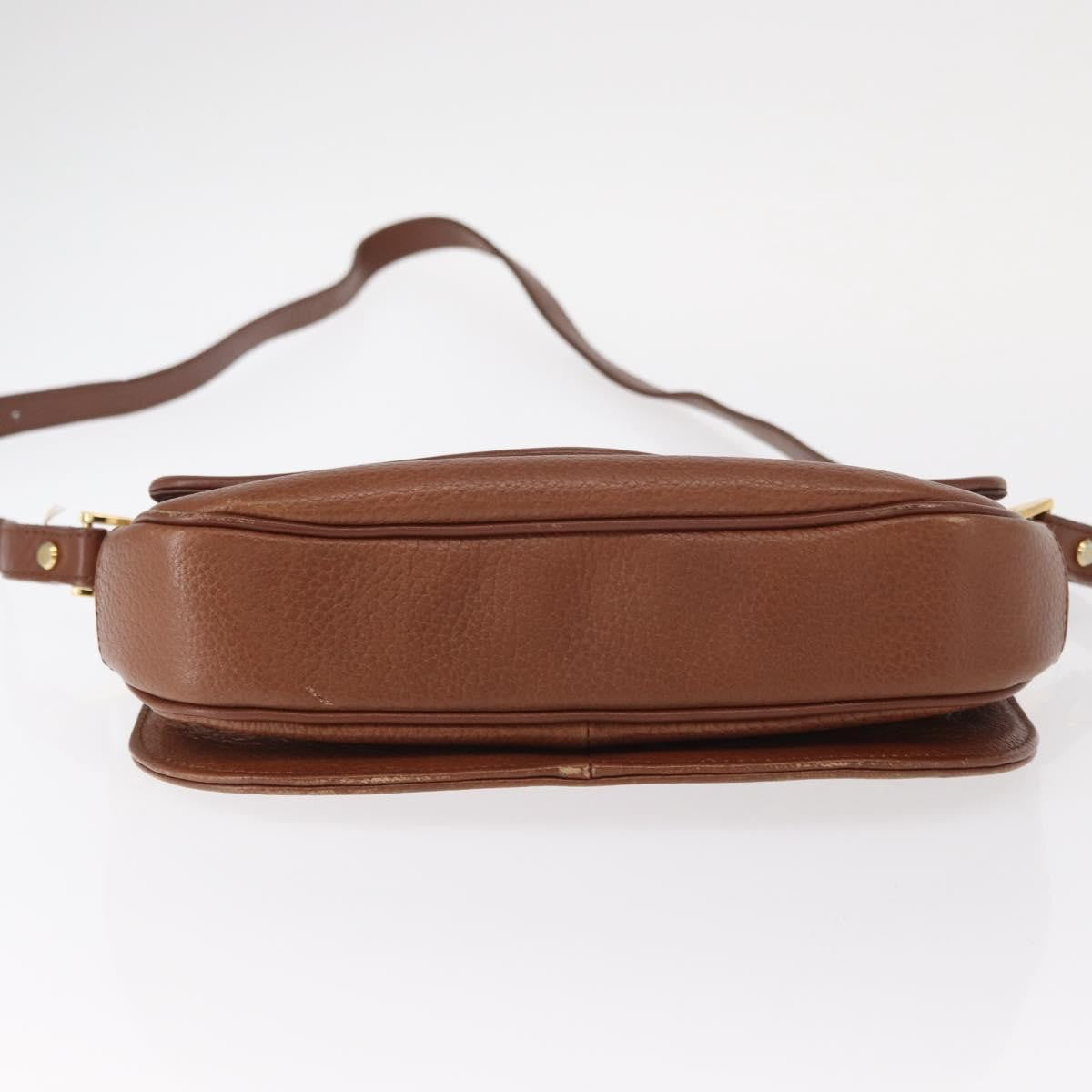 Burberry Vintage Leather Brown Leather Shoulder Bag Bag (Pre-Owned)