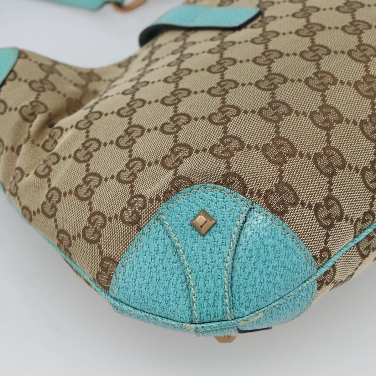 Gucci Jackie Canvas Brown Canvas Handbag (Pre-Owned)