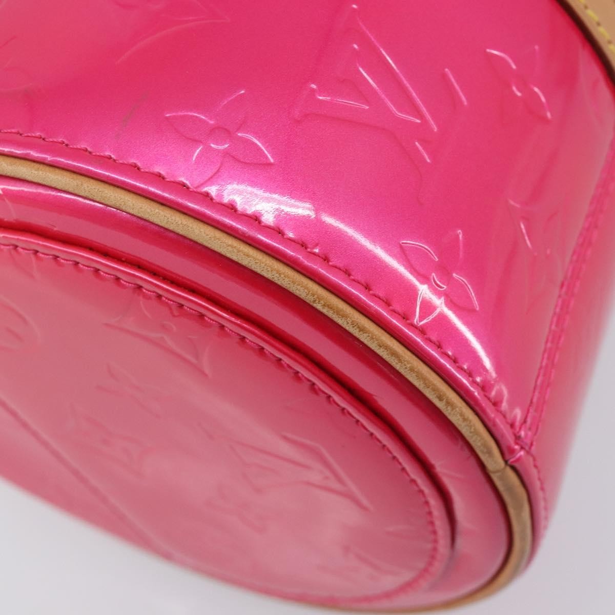 Louis Vuitton Bedford Monogram Vernis Pink Patent_Leather Handbag (Pre-Owned)