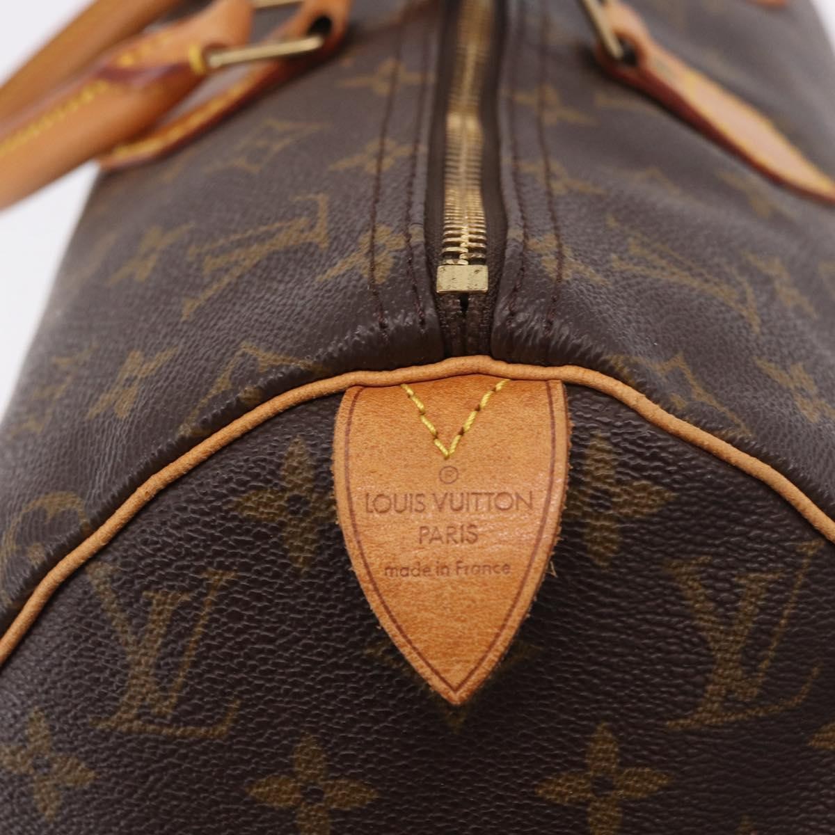 Louis Vuitton Speedy Monogram Canvas Brown Canvas Handbag (Pre-Owned)