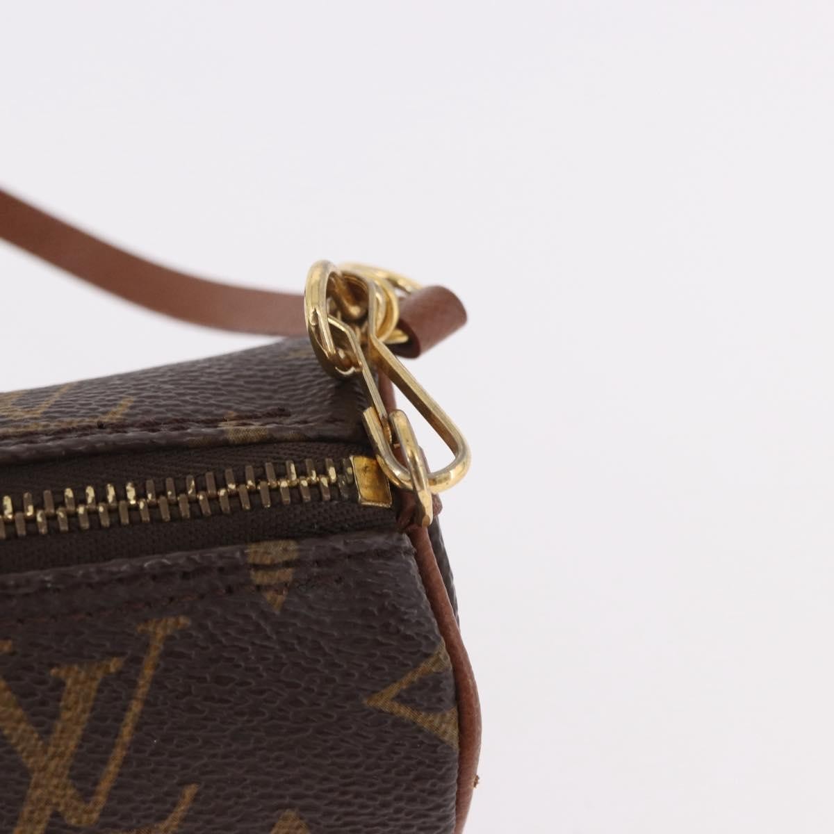 Louis Vuitton Papillon Pochette Monogram Canvas Brown Canvas Clutche & Pouche Bag (Pre-Owned)