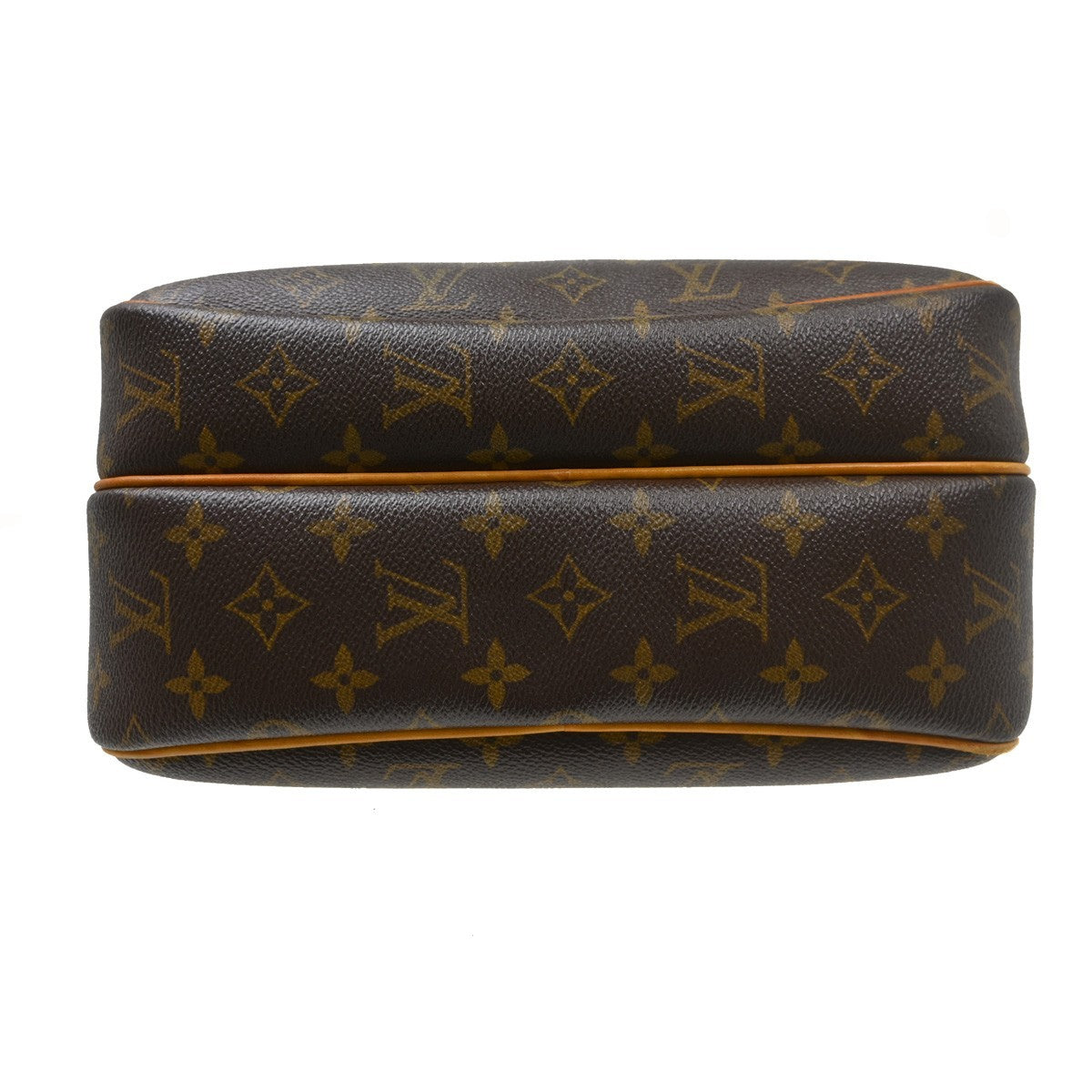 Louis Vuitton Reporter Monogram Canvas Brown Canvas Shoulder Bag Bag (Pre-Owned)
