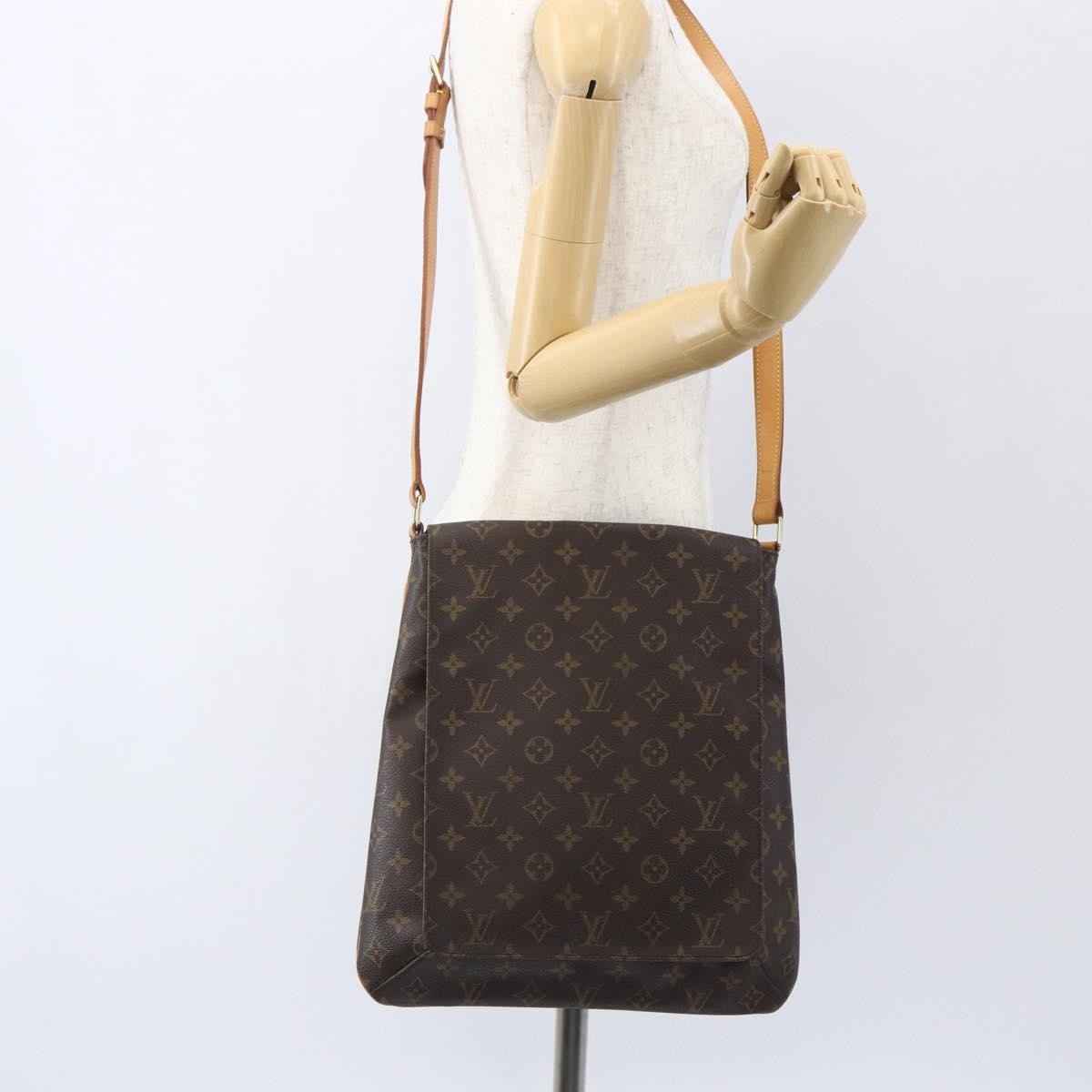 Louis Vuitton Musette Monogram Canvas Brown Canvas Handbag (Pre-Owned)