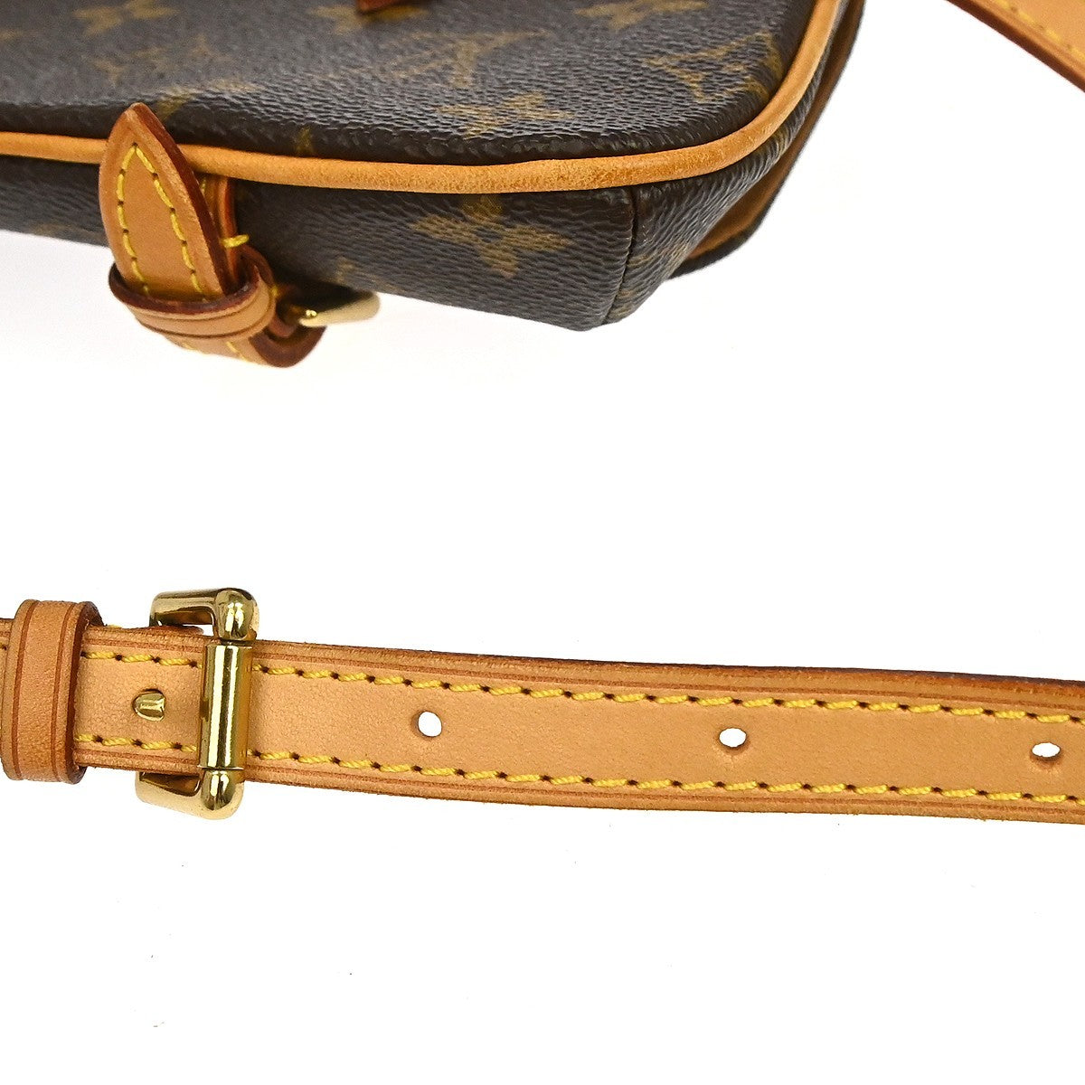 Louis Vuitton Marelle Waist Monogram Canvas Brown Canvas Clutche & Pouche Bag (Pre-Owned)
