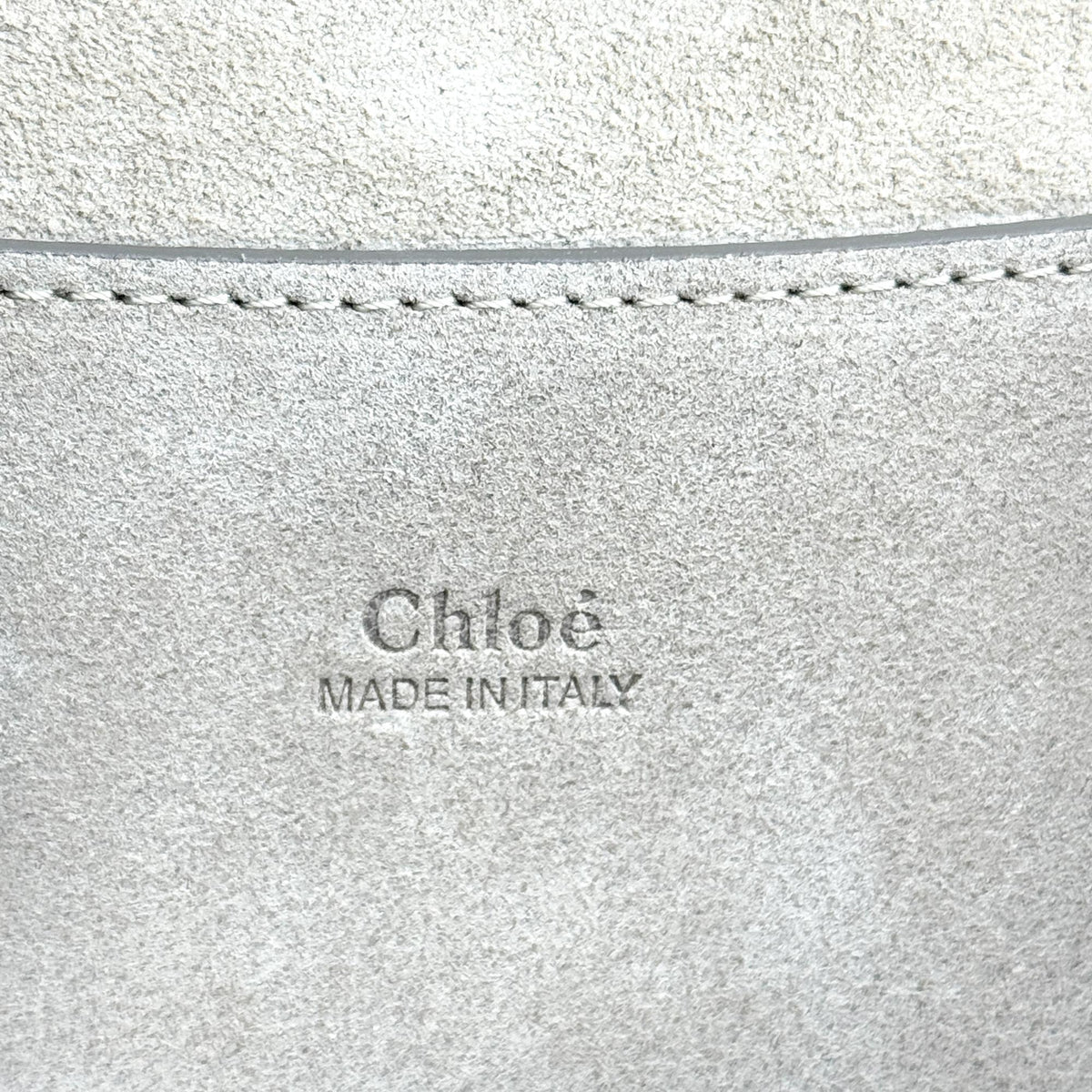 Chloe Faye Clutch Leather And Suede Beige Calfskin Clutche & Pouche Bag (Pre-Owned)