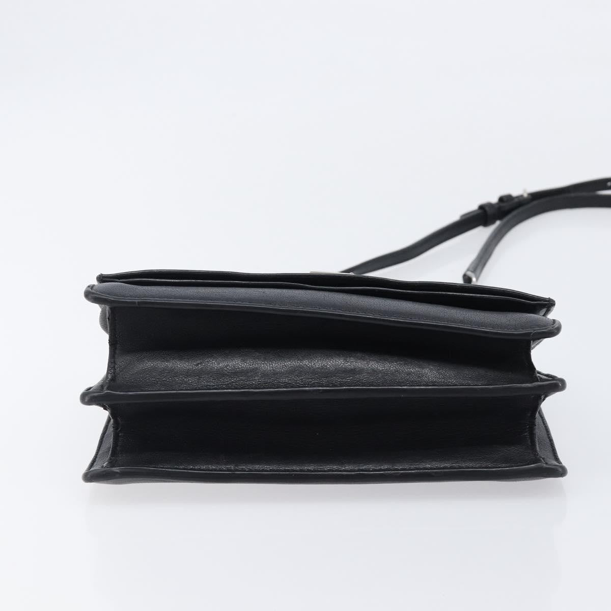 Saint Laurent West Hollywood Leather Black Leather Shoulder Bag Bag (Pre-Owned)