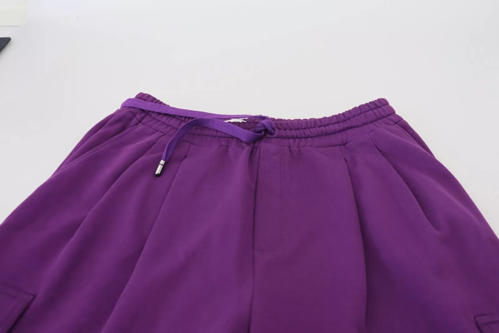 Dolce & Gabbana Purple Cotton Cargo SweatMen's Jogging Men's Pants (Pre-Owned)